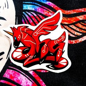 Pegasus Single Decor Accent Waterproof Sticker